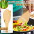 Wooden Spoons for Cooking, Nonstick Kitchen Wooden Spoons Utensils, 2-Piece Set