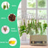 4 Bokon Pcs Hanging Drying Rack for Herb Macrame Flower with Stainless Clip Dryer Hook for Drying Herb Air Plants