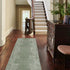 NICETOWN Green Kitchen Rug Runner - 2x6 Washable Non Slip Vintage Rug Runner for Hallways Bedroom Laundry