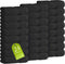 White Classic Wealuxe Black Washcloths 24 Pack - 600 GSM 100% Ring-Spun