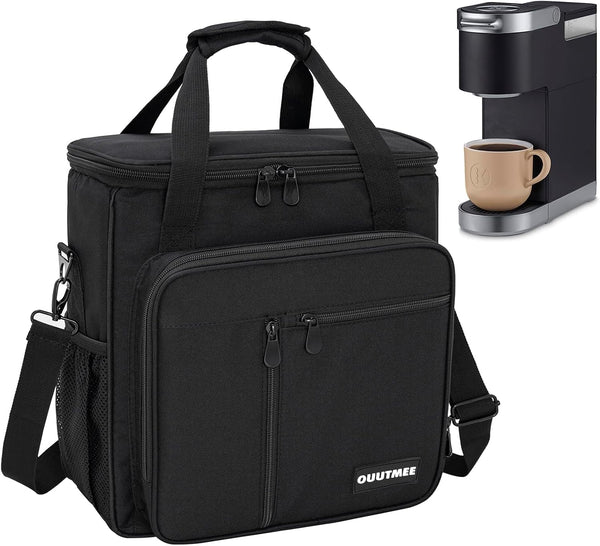 Coffee Maker Carrying Bag for Keurig K-Mini or K-Mini Plus, Portable Storage Tote Case with Extra Pockets
