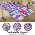 3x5 Car Rugs for Kids Toy Cars - Car Track Carpet for Boys Road Rug for Bedroom Road Map Carpet for Kids Toy Play Mat