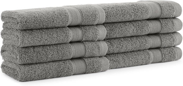 Aston & Arden Solid Turkish Washcloths - Set of 8 - Extra