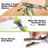 Set: 3 Pack Saver+1 Pack Scissors+2 Pack 3 LUVCOSY Herb Keeper Herb Herb Herb Stripper, BPA-Free Plastic Herb Container