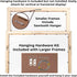 Solid Wood Picture Frame for Sports Illustrated Magazine, Shadow Box Display Frame, Fits Any Magazine Sized 8"x10.5"
