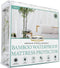 Twin Size 39x75 Premium Bamboo Waterproof Mattress Protector, 100% Viscose from Bamboo,