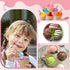 32 Pack 8 Summer Reusable Plastic Ice Cream Bowls and Spoons Candy Colors Ice Cream Cups Ice Cream Party Decorations