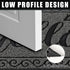 Yimobra Hello Door Mat, Heavy Duty Non-Slip Outdoor Welcome Mat for Home Entry, 29.5 x 17 Inch, Black Gray