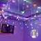 8 Modes 120 LED 19.7FT Firefly Twinkle Timer String Lights with Remote,Butterfly