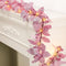 Syhood 1 Pcs Christmas Glitter Berry String Garland 6ft Artificial Lighted Berry Holly