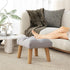 15.74" D11.81" W10.62" UHBD032G YMYNY Footstool, Small Ottoman Stool Chair with Wooden Legs, Modern Padded Sofa Seat