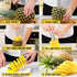 Zulay Kitchen Stainless Steel Pineapple Corer & Slicer - Heavy Duty Cutter with Reinforced Blade, Pink