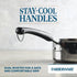 Farberware 1 Quart Brilliance Stainless Steel Saucepan/Saucepot with Side Spouts, Dishwasher Safe