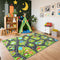 Kids Car Play Rugs - 36"x60" Learning and Fun City Road Map
