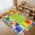 Room,Floor,Nursery(46ft /4872in) ABC Rug for Kids Playroom,Toddler Alphabet Mats Washable for Baby Area,Classroom,Play