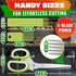 5 5x Herb Scissors with Blades and Cover Stainless Steel Herb Cutter with Ergonomic Handle and Cleaning Brush