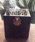 Nazareth Store Black Wood Incense Burner Holder, Natural Ash Wood Box Distiller for Aromatherapy