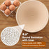 Sourdough Bread Proofing Basket Banneton Bowl with Liner, Handmade Quality Round Indonesian Rattan Baking Supplies