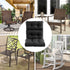 DANGHOOGY Outdoor/Indoor High Back Chair Cushion, Waterproof Outdoor Rocking Chair Cushion with Ties, Tufted