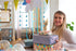 Yzurbu 24 Strings Raindrop Garland Decorations - Paper Hanging Rain Drops for Baby Shower, Party and Centerpieces