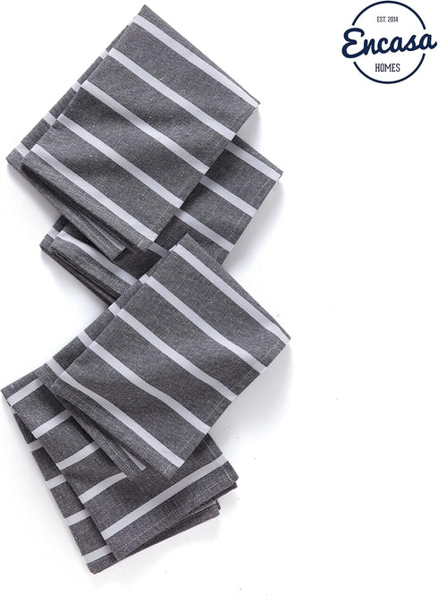 Encasa Kitchen Dish Towels Set, Hand and Tea Cloth for Cleaning & Quick Drying, 4 Pc Set