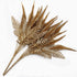CATTREE 2 Pack Artificial Plants for Christmas, Gold Faux Shrubs, Plastic Grass Simulation for Home & Garden Decoration