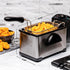 OVENTE Electric Deep Fryer, 2 Liter Capacity, 1500 Watt with Viewing Window, Odor Filter, and Removable Frying Basket