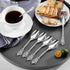 KEAWELL Luxurious 5.1-Inch Espresso Spoons Set - 6 Pieces, Mini Coffee Spoon, 18/10 Stainless Steel, Gorgeous Mirror