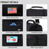 MIER 2 Compartment Lunch Bag, Leakproof Insulated Cooler Bag for Work, Black, for Men and Women