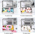 24 Pcs Rectangular Hinged Tins, Metal Storage Organizer with Clear Window for Candies, Mini Portable Containers