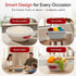Set Levain Sourdough Bread Proofing Basket Banneton Bread Proofing Basket Oval & Round with Liners and Covers, Cotton