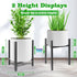 8-12 inch Items-2, Airpark Plant Stand Indoor Adjustable, Metal Modern Plant Stand, Heavy Duty Stable Plant, Fit Pots