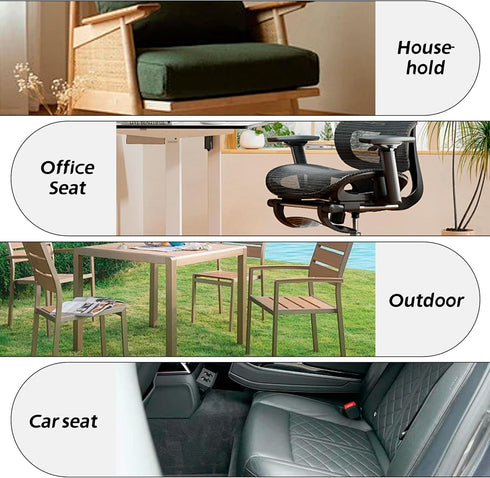 runfider Car Booster Thick Height Adjustable Seat Cushion with Breathable Mesh Cover, Portable Seat Cushion