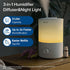 Light(3L 360 Nozzle, LEVOIT Humidifiers for Bedroom with Night Water Tank)Cool Mist Top Fill Essential Oil Diffuser