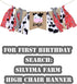 Silvima 1st Farm ONE High Chair Banner for First Birthday, Barnyard Cow Birthday Party Highchair Decoration
