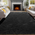 5x7, PAGISOFE Black Fluffy Shag Area Rugs for Bedroom Soft Fuzzy Shaggy Machine Washable Rugs for Living Room,Plush