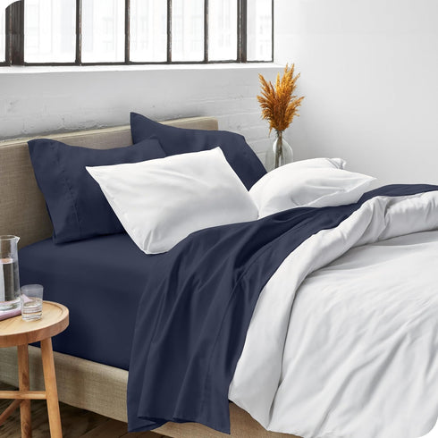 Set 1800 3 Set Bare Home Twin Sheet - Ultra-Soft Microfiber Twin Bed Sheets - Double Brushed - Deep Pockets - Easy Fit