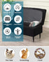 CRFATOP Jacquard Rectangle Ottoman Stool Cover Stretch Folding Storage Footstool Bench Slipcovers Upholstered Foot