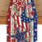 4th of July Table Runner, America Patriotic Memorial Day Table Runner Decorations,