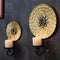 Aimto Wall Sconce Candle Holder Metal Hanging Wall Decorations for Home,Living Room,