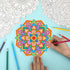 48 Set 12 Pcs Mandala Coloring Cutouts DIY Your Own Mandala Cards Mandala Painting Poster Stress Relieving Activity