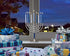 Rite Lite Classic Chanukah Menorah with Hammered Accents, Black & Silver - Hanukah Menorah (Blue & Silver)