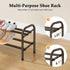 2 Closet, 28 42, Closet, 12 Gewudraw Tier Shoe Organizer, Shoe Rack for Metal Shelf Can Expandable to for Bedroom