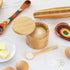 6 Totally Bamboo Little Dipper Salt Cellar Bamboo Storage Box with Magnetic Swivel Lid, Ounce Capacity, Includes Salt