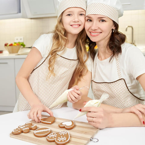 LotFancy 250pcs Disposable 12 Inch Piping Bags, Anti-Burst Icing Bags with 5 Clips for Cake and Cookie Decoration