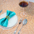 Rose Gold Sequin Tablecloth 50" x 80" Glitter Table Cover Rectangle Metallic Sequence Table Overlays