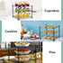 Nifty 3-Tier Cooling Rack – Collapsible Kitchen Countertop Organizer, Non-Stick Coating, Dishwasher Safe for Baking