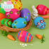 3.15Inch Favor-50 JOYIN Printed Plastic Eggs Colorful, Fillable Empty Eggs Bulks for Easter Hunt Event, Party pcs