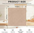 12 Pack (10 10 Inches, Homaxy Kitchen Dish Cloths x Tan), Super Soft and Absorbent Coral Velvet Dish Towels, Nonstick