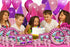 Set 16 Girl Pink Construction Trucks Birthday Party Supplies Plates Napkins Cups Tableware Kit